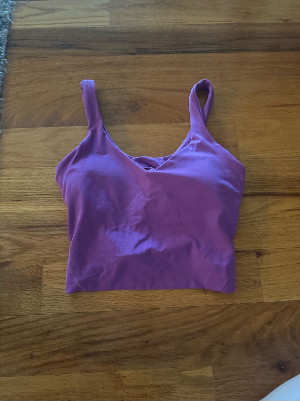 Bright purple Lululemon align tank